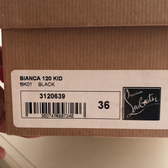 Christian louboutin Bianca120 Black - Picture 8 of 8